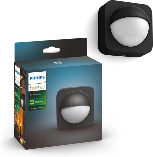 Philips Hue Сензор за Външно Движение – Умен Контрол на Осветлението за Открити Пространства (IP54)